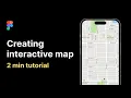 Creating Interactive Map in Figma