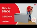 Lagu Montagem Balcão Nice G24120NC | Madesa Móveis