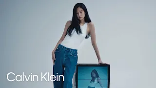 JENNIE in New Season Denim Calvin Klein Spring 2024