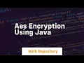 aes encryption using java