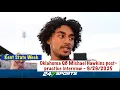 Oklahoma QB Michael Hawkins post-practice interview Kent State Week - 2025