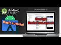 Android studio tutorial Relative Layout design New version android studio 2021