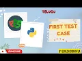 Python Playwright 2023 Part 4 Create First Test Case using Playwright Python Telugu