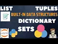 Python Built-in Data Structures Exploring Lists Tuples Sets and Dictionaries for Beginners