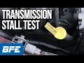 Transmission Stall Test Tech Minute