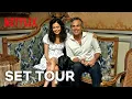 Set Tour with Mark Ruffalo Aria Mia Loberti All The Light We Cannot See Netflix