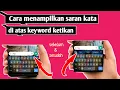 Download Lagu cara menampilkan teks diatas keyboard terbaru