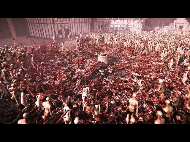 10,000 Zombies Vs Giant Blender - The Black Masses(Dismemberment Demo)