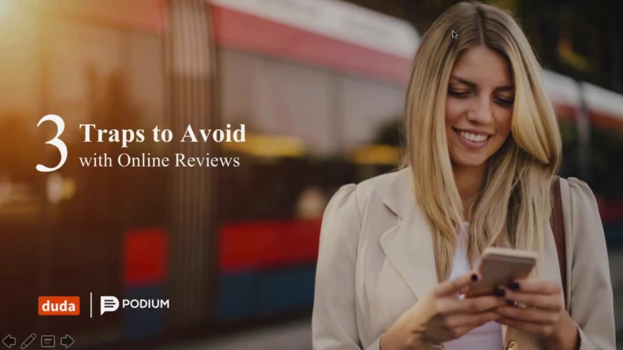 Duda & Podium Present: 3 Traps to Avoid with Online Reviews