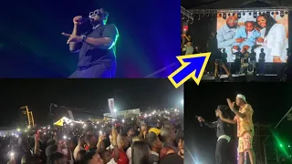 davido fans concert peruzzi mayorkun bella shmurda u0026 others go crazy pay respect to davido son