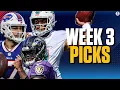 NFL Week 3 EXPERT PICKS for TOP games CBS Sports
