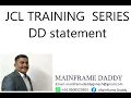 JCL training series part 6 DD statement DSN Parameter DISP Parameter