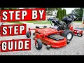 How To Operate A Walk Behind Mower Step By Step Tutorial