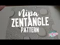 ZenTangle pattern Nipa Beginner