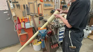 Duplex stainless steel. Very corrosion resistant very strong and magnetic in this application good.