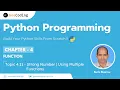 4 11 - Strong Number Program Using Multiple Functions Python Programming