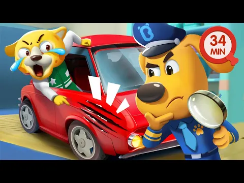 Download MP3 Someone Hit My Car | Safety Cartoon | Car Safety Tips | Kids Cartoon | Sheriff Labrador