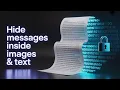 Hide Secret Messages Inside Images Text Advanced Steganography App