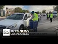 Voters line up at the Riverside County Registrar of Voters office