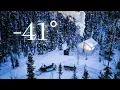 EXTREME FREEZING CAMPING COLDEST NIGHT ALONE