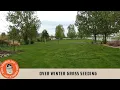 Over Winter Grass Seeding