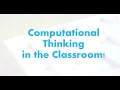Computation Thinking - A Set of problem Solving Methods