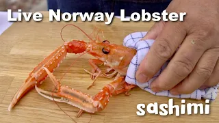 Fresh Norway Lobster Sashimi From The Faroe Islands In 5 Mins.