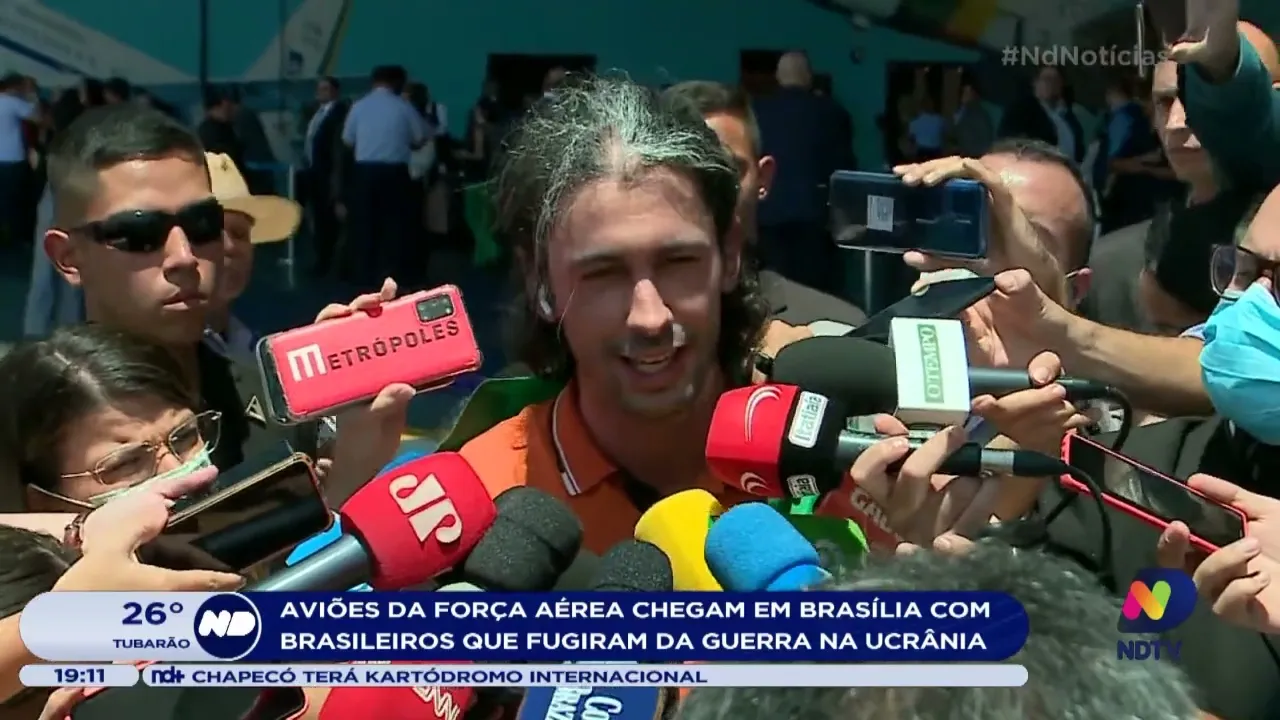 Dois aviões da FAB trouxeram brasileiros que conseguiram fugir da guerra na Ucrânia