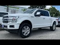 F150 Platinum Leveled on 35s 2020 Ford at Akins No Trimming