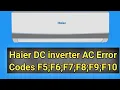 Haier DC inverter AC error codes problem Solve part 2 All about electricity