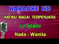 Lagu DJ HATIKU BAGAI TERPENJARA - Nafa Urbach | KARAOKE Nada Wanita