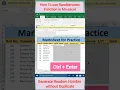 How to Use Randbetween function in excel