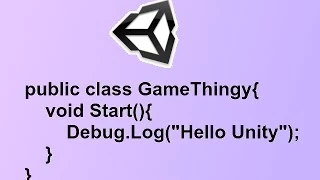 Unity3D - Scripting Basics and Debug Log
