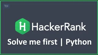 Solve me first Python Hacker Rank Solution