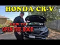 Honda CRV How to Open the Hood