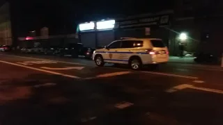NYC Health And Hospitals Police Passing By In The Bronx New York