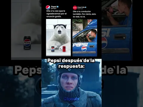 Coca Cola humilló a Pepsi 💀