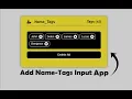 Add Name - Tags Input Box JavaScript Project