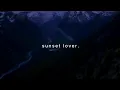 Petit Biscuit - sunset lover instrumental (looped, more slowed + reverb) A e V D