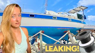 ⛵️HOW TO STOP YOUR BOAT FROM SINKING | UNEXPECTED Thru Hull Replacement – TruDesign