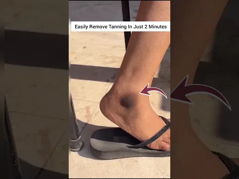 ❤️2 Minutes Feet & Hand Clean At Home🏡 | Remove Tanning #shorts #fbreels #manicure #bodycare #viral