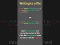 Python File Handling