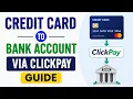 Credit Card to Bank Transfer via ClickPay Full Guide 2026 Charges Steps Risks