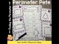 Finding Perimeter Center Games Task Cards and Printable Worksheets