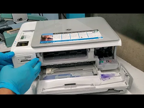 Download MP3 Taking Apart HP Photosmart C4280 Printer for Parts || Cleaning || Repair C3150 C3180 C4250