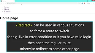 how to use redirect in react router