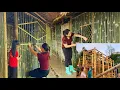 Download Lagu REWIND TIMELAPSE:120 days construction and completion of Bamboo House and Wooden House