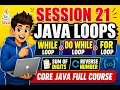 21 Java While Loop Do While Loop For Loop Sum of Digits Program Core Java Full Course