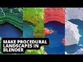 Make PROCEDURAL Landscapes in Blender 3 0