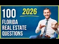 Florida Real Estate Exam 2026 100 Questions with Explained Answers